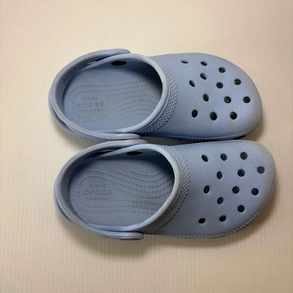 Crocs Childrens Blue Clog Water Shoes Sz C 10 Outdoor Summer